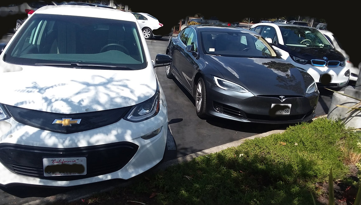 Chevy Bolt, Tesla Model S, BMW i3